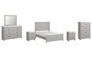 Cottonburg Grey Panel Bedroom Set