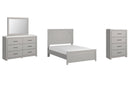 Cottonburg Grey Panel Bedroom Set