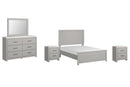 Cottonburg Grey Panel Bedroom Set