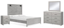 Cottonburg Grey Panel Bedroom Set