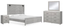 Cottonburg Grey Panel Bedroom Set