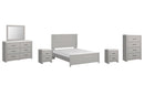 Cottonburg Grey Panel Bedroom Set