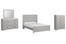 Cottonburg Grey Panel Bedroom Set