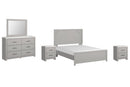 Cottonburg Grey Panel Bedroom Set