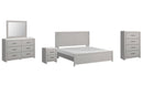 Cottonburg Grey Panel Bedroom Set