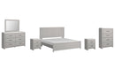 Cottonburg Grey Panel Bedroom Set