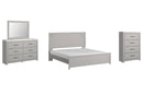 Cottonburg Grey Panel Bedroom Set