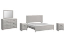 Cottonburg Grey Panel Bedroom Set
