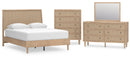 Cielden Brown Panel Bedroom Set