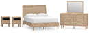 Cielden Brown Panel Bedroom Set