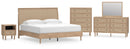 Cielden Brown Panel Bedroom Set