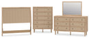 Cielden Brown Panel Bedroom Set