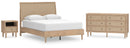 Cielden Brown Panel Bedroom Set
