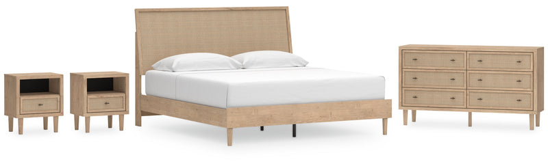 Cielden Brown Panel Bedroom Set