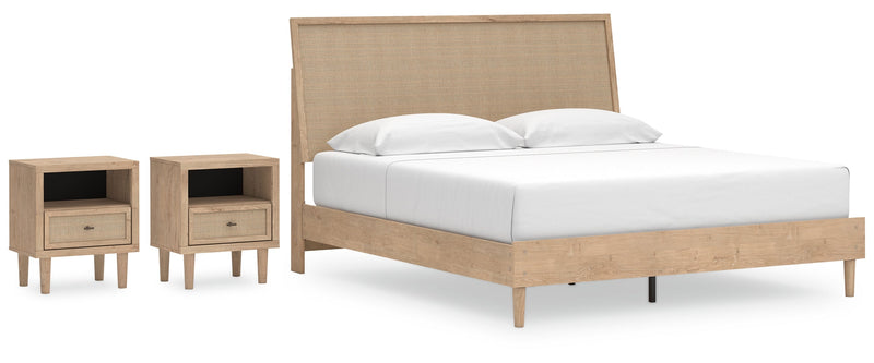 Cielden Brown Panel Bedroom Set