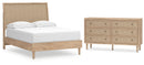 Cielden Brown Panel Bedroom Set