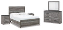 Bronyan Grey Panel Bedroom Set