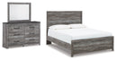 Bronyan Grey Panel Bedroom Set
