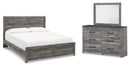 Bronyan Grey Panel Bedroom Set