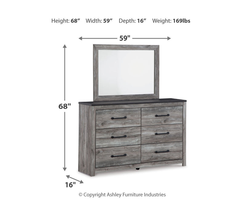 Bronyan Grey Panel Bedroom Set