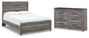 Bronyan Grey Panel Bedroom Set