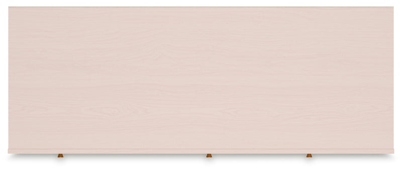Wistenpine Pink Panel Bedroom Set