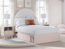 Wistenpine Upholstered Panel Bed with Storage
