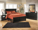 Maribel Black Panel Bedroom Set