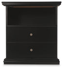 Maribel Black Panel Bedroom Set
