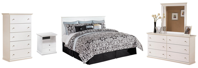 White Bostwick Shoals Panel Bedroom Set