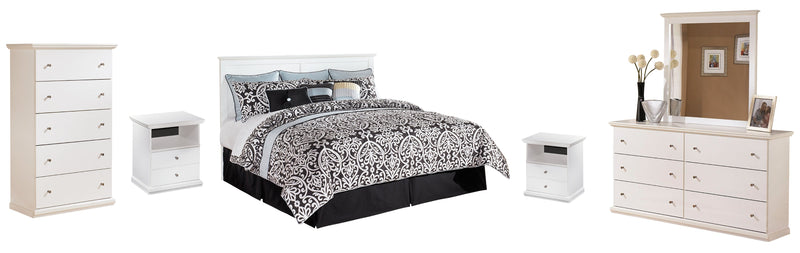 White Bostwick Shoals Panel Bedroom Set