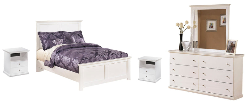 White Bostwick Shoals Panel Bedroom Set