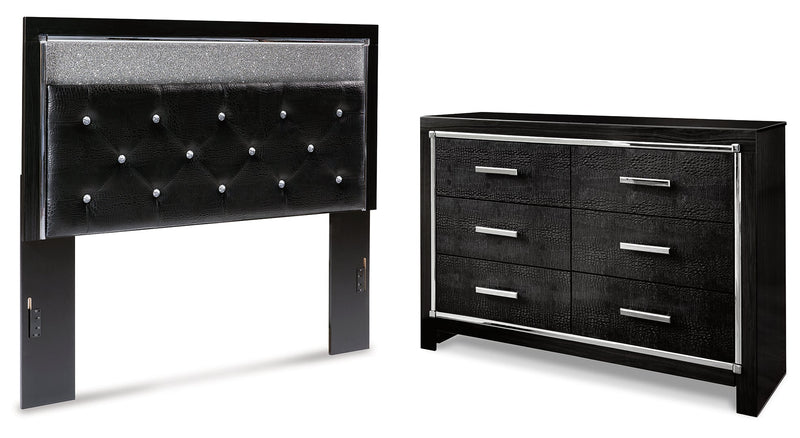 Kaydell Black Panel Bedroom Set