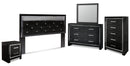 Kaydell Black Panel Bedroom Set