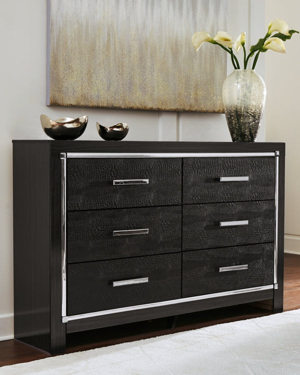 Kaydell Six Drawer Dresser
