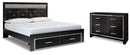Kaydell Black Panel Bedroom Set