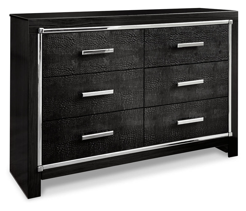 Kaydell Black Panel Bedroom Set