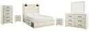 Cambeck Beige Panel Bedroom Set with Storage