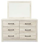 Cambeck Beige Panel Bedroom Set with Storage