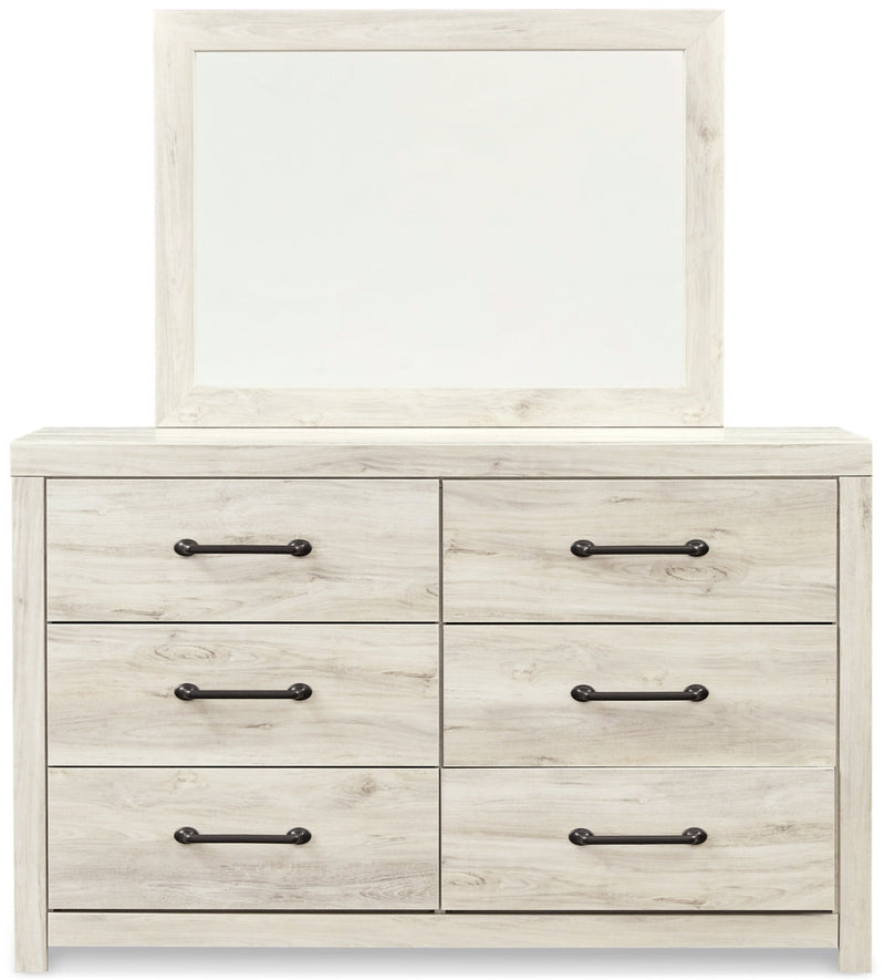 Cambeck Beige Panel Bedroom Set with Storage