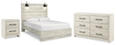 Cambeck Beige Panel Bedroom Set with Storage