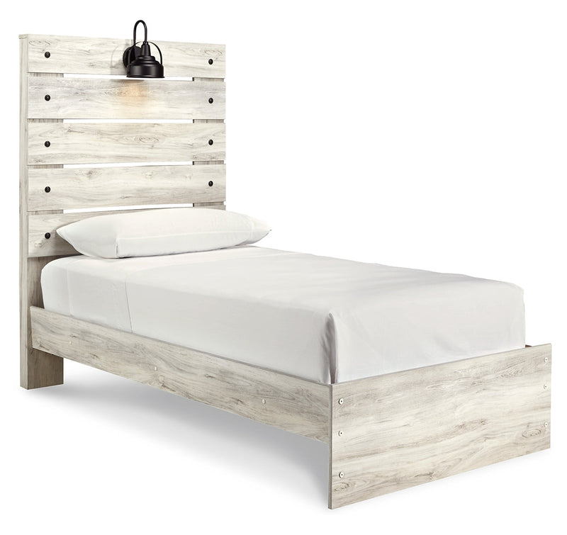 Cambeck Beige Panel Bedroom Set with Storage
