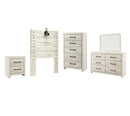 Cambeck Beige Panel Bedroom Set with Storage