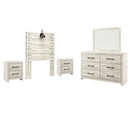 Cambeck Beige Panel Bedroom Set with Storage