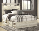 Cambeck Panel Bed with 2 Storage Drawers