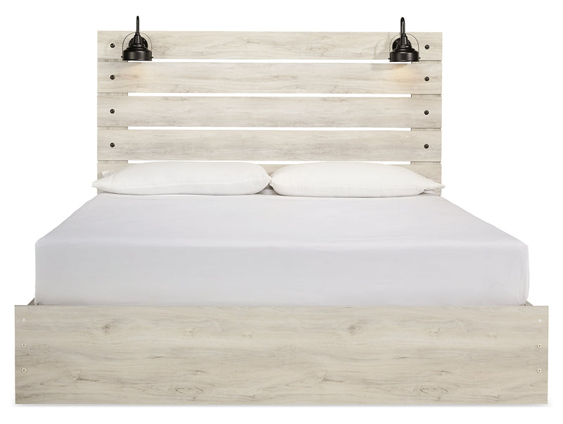 Cambeck Panel Bed with 2 Storage Drawers