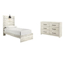 Cambeck Beige Panel Bedroom Set with Storage