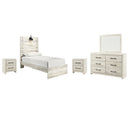 Cambeck Beige Panel Bedroom Set with Storage