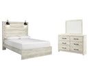Cambeck Beige Panel Bedroom Set with Storage