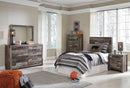 Derekson Brown Panel Bedroom Set with Storage